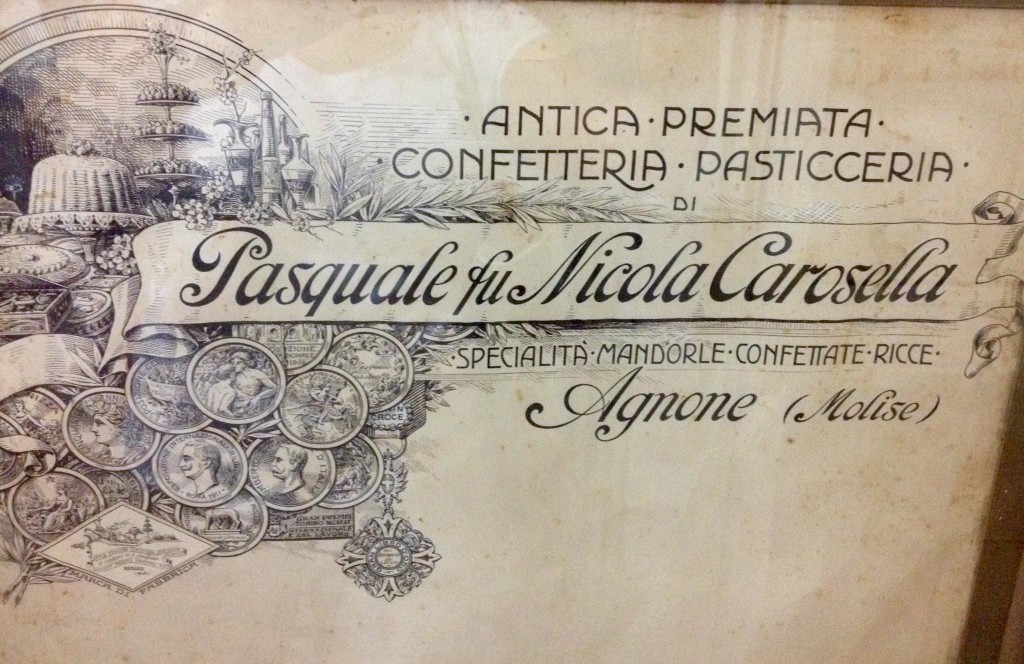 ANTICA PREMIATA DITTA DOLCIARIA CAROSELLA DAL 1839