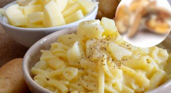 Pasta e patate, aggiungi questo ‘insolito’ ingrediente e sarà tutta un’altra storia: è deliziosa